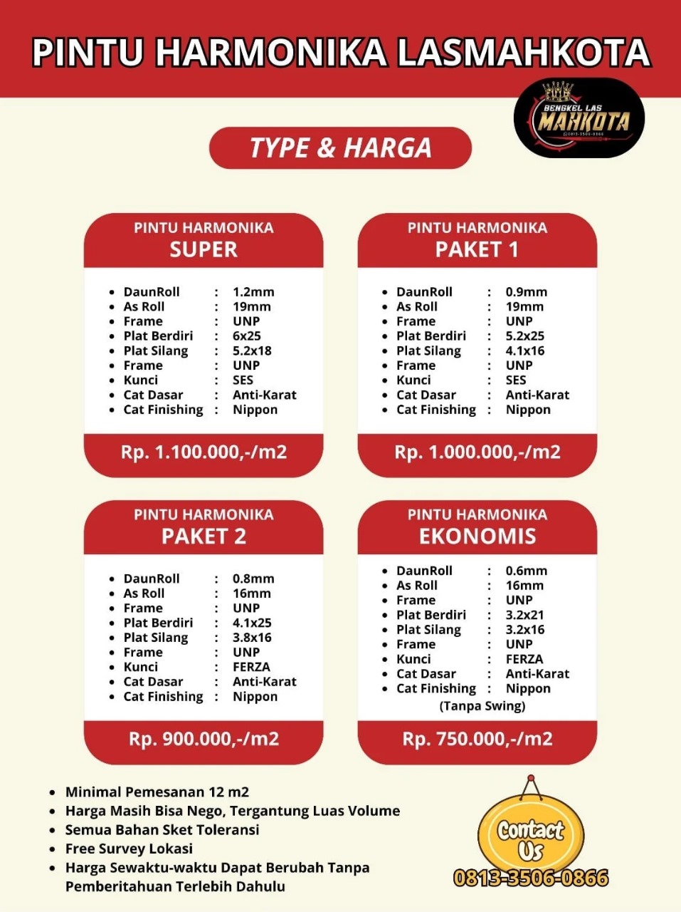Harga Terbaru